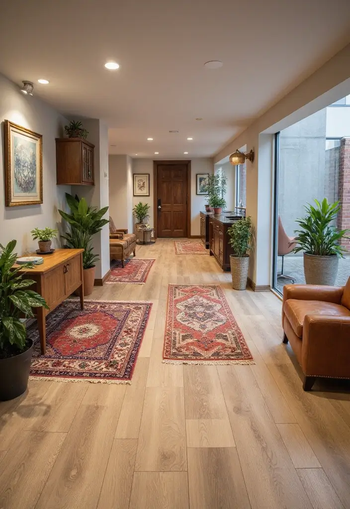 25 Basement Floor Ideas That Turn Dark Spaces Around 5 25 Basement Floor Ideas That Turn Dark Spaces Around - 5. Chic Laminate Flooring