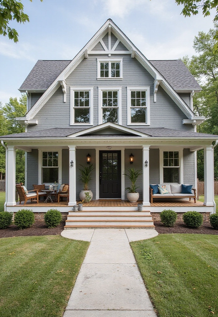 25 Bloxburg House Ideas Two Floor That Players Are Loving 1 25 Bloxburg House Ideas Two Floor That Players Are Loving - 1. The Classic Modern Farmhouse