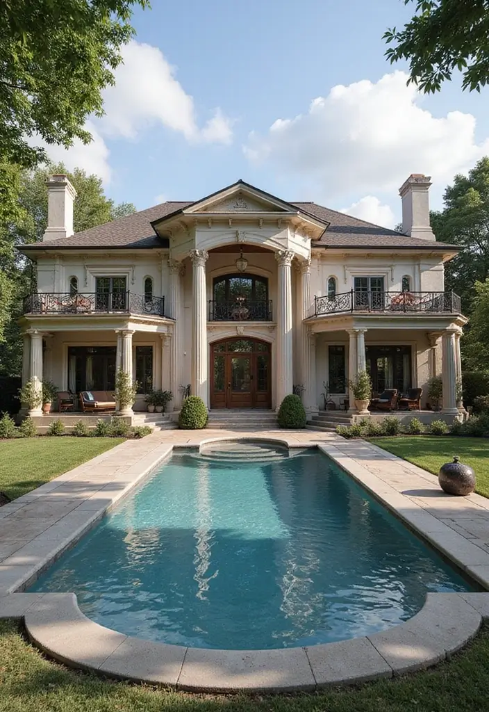 25 Bloxburg House Ideas Two Floor That Players Are Loving 11 25 Bloxburg House Ideas Two Floor That Players Are Loving - 11. The Luxe Mansion