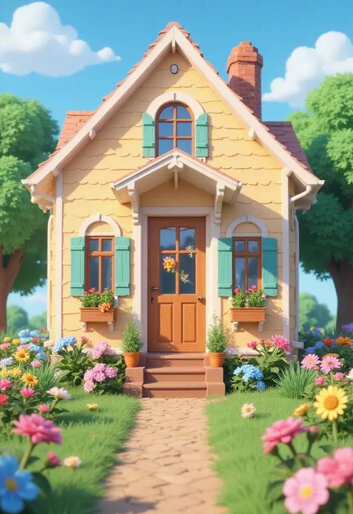 25 Bloxburg House Ideas Two Floor That Players Are Loving 8 25 Bloxburg House Ideas Two Floor That Players Are Loving - 8. The Charming Cottage