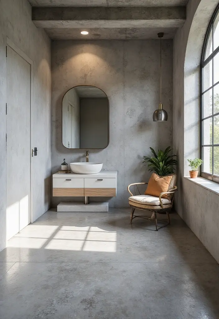 25 Concrete Floor Ideas That Are Industrial & Chic 16 25 Concrete Floor Ideas That Are Industrial & Chic - 16. Matte vs. Glossy Finishes