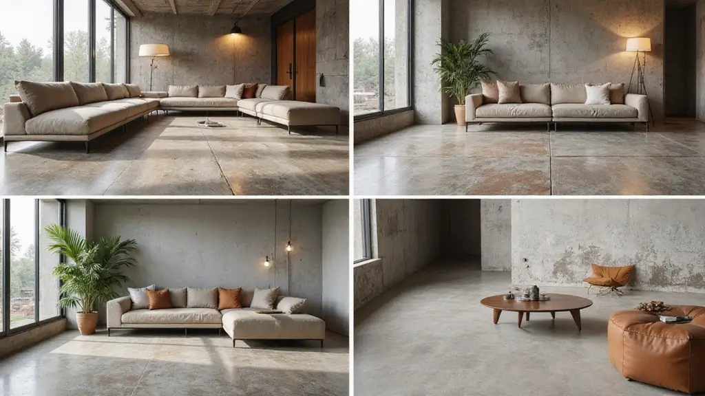 25 Concrete Floor Ideas That Are Industrial & Chic