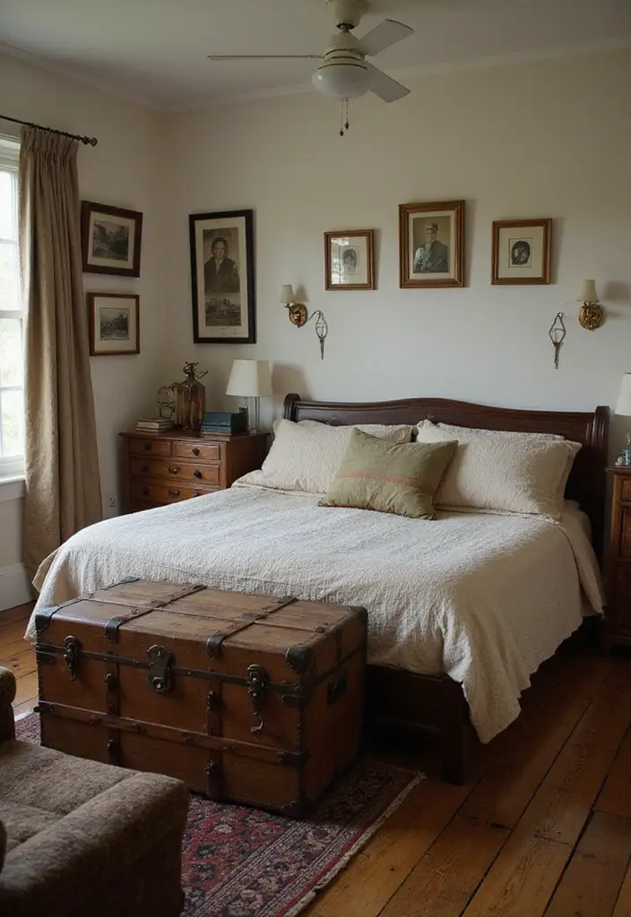 25 Dark Wooden Floor Bedroom Inspirations Full of Warmth 13 25 Dark Wooden Floor Bedroom Inspirations Full of Warmth - 13. Family Heirlooms