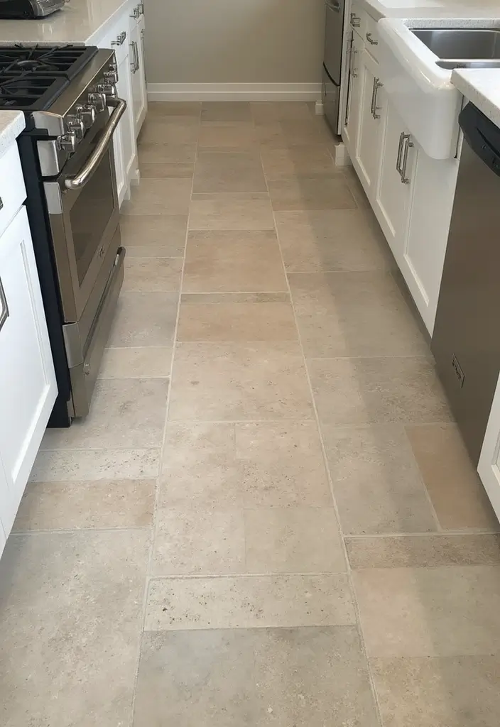 25 Kitchen Floor Tile Ideas That Elevate Cooking Spaces 9 25 Kitchen Floor Tile Ideas That Elevate Cooking Spaces - 9. Natural Stone Tiles