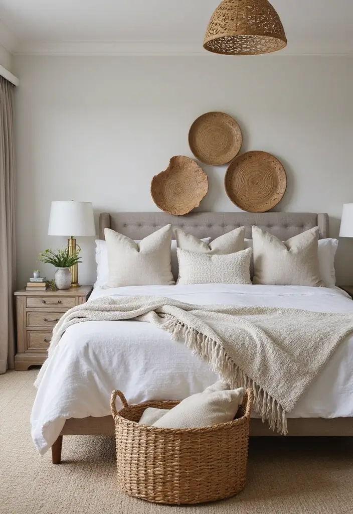 25 Master Suite Floor Plan Ideas That Feel Luxurious 16 25 Master Suite Floor Plan Ideas That Feel Luxurious - 16. Textured Accent Pieces