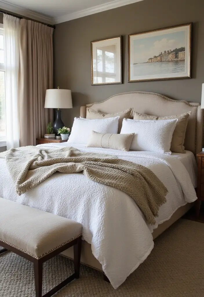 25 Master Suite Floor Plan Ideas That Feel Luxurious 17 25 Master Suite Floor Plan Ideas That Feel Luxurious - 17. Personalized Bedding