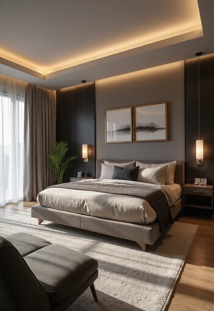 25 Master Suite Floor Plan Ideas That Feel Luxurious 18 25 Master Suite Floor Plan Ideas That Feel Luxurious - 18. Smart Technology Integration