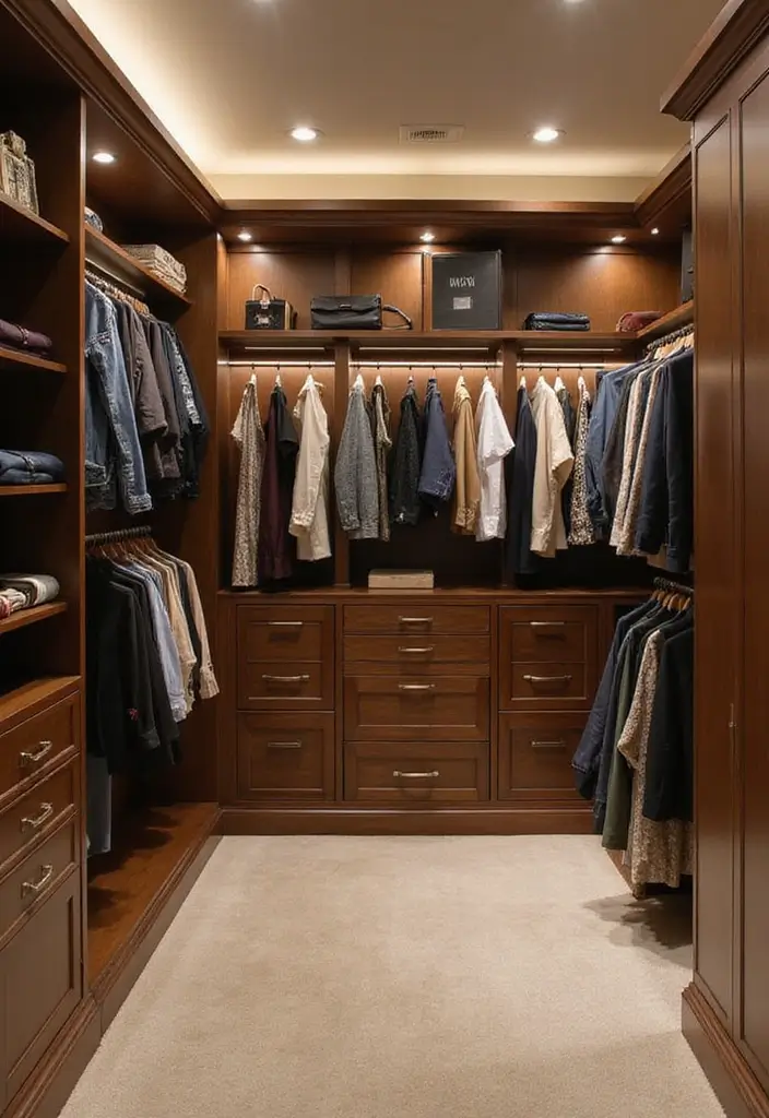 25 Master Suite Floor Plan Ideas That Feel Luxurious 4 25 Master Suite Floor Plan Ideas That Feel Luxurious - 4. Walk-in Wardrobe Wonders