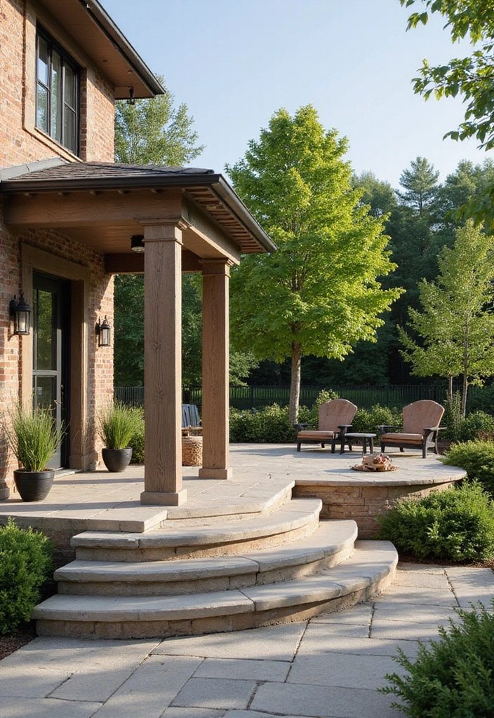 25 Porch Floor Ideas That Boost Outdoor Charm 12 25 Porch Floor Ideas That Boost Outdoor Charm - 12. Terraced Levels