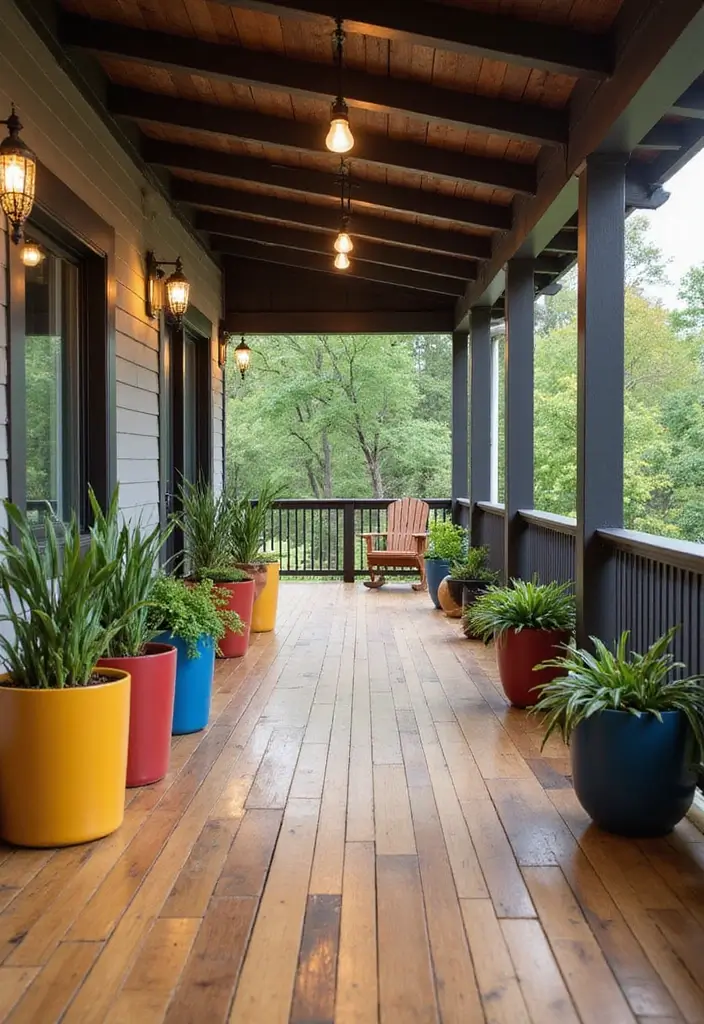 25 Porch Floor Ideas That Boost Outdoor Charm 2 25 Porch Floor Ideas That Boost Outdoor Charm - 2. Bamboo Flooring