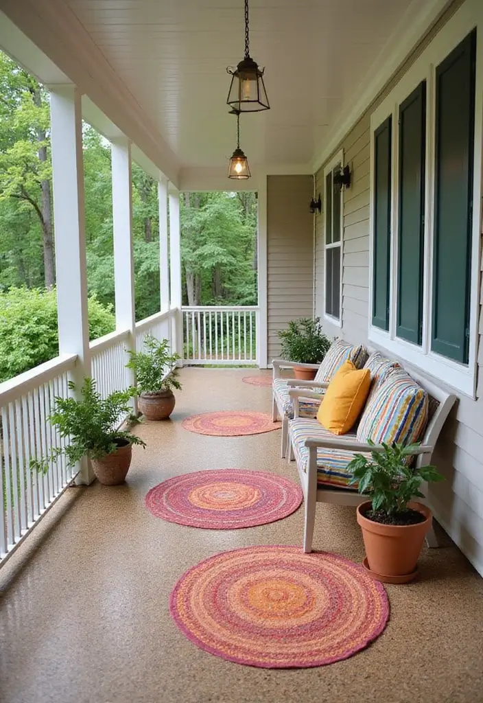 25 Porch Floor Ideas That Boost Outdoor Charm 6 25 Porch Floor Ideas That Boost Outdoor Charm - 6. Eco-Friendly Cork