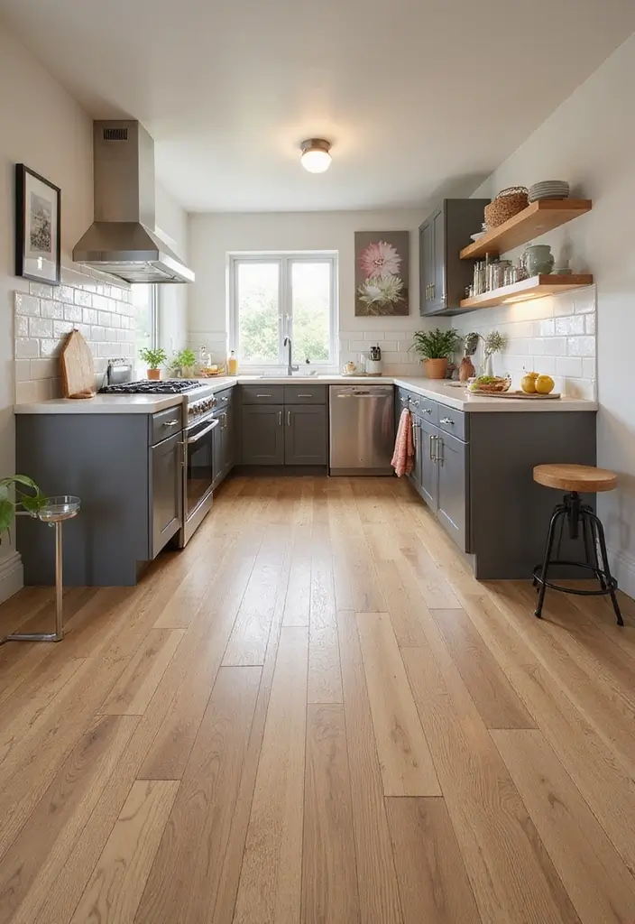 25 Tile Floor Ideas That Work in Any Room 17 25 Tile Floor Ideas That Work in Any Room - 17. Vinyl Tile for Affordable Elegance