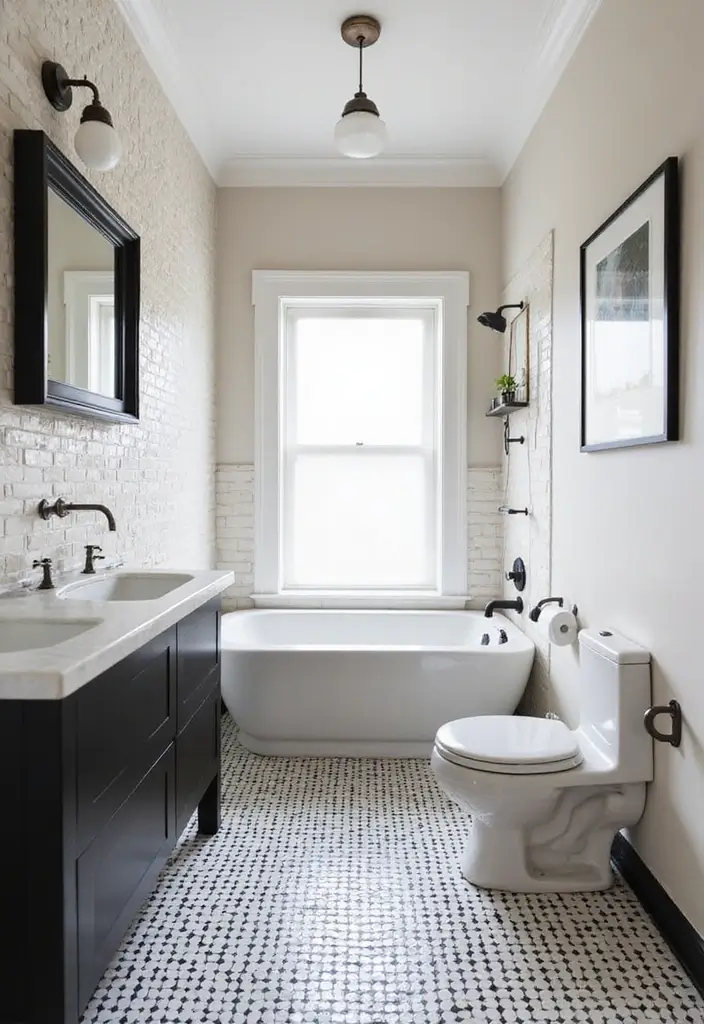 25 Tile Floor Ideas That Work in Any Room 21 25 Tile Floor Ideas That Work in Any Room - 21. Classic Black and White Tiles