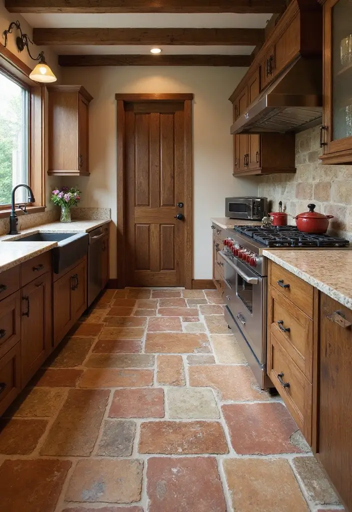 25 Tile Floor Ideas That Work in Any Room 24 25 Tile Floor Ideas That Work in Any Room - 24. Eco-Friendly Quarry Tiles