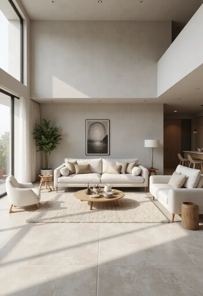 25 Tile Floor Ideas That Work in Any Room 8 25 Tile Floor Ideas That Work in Any Room - 8. Large Format Tiles for a Seamless Look