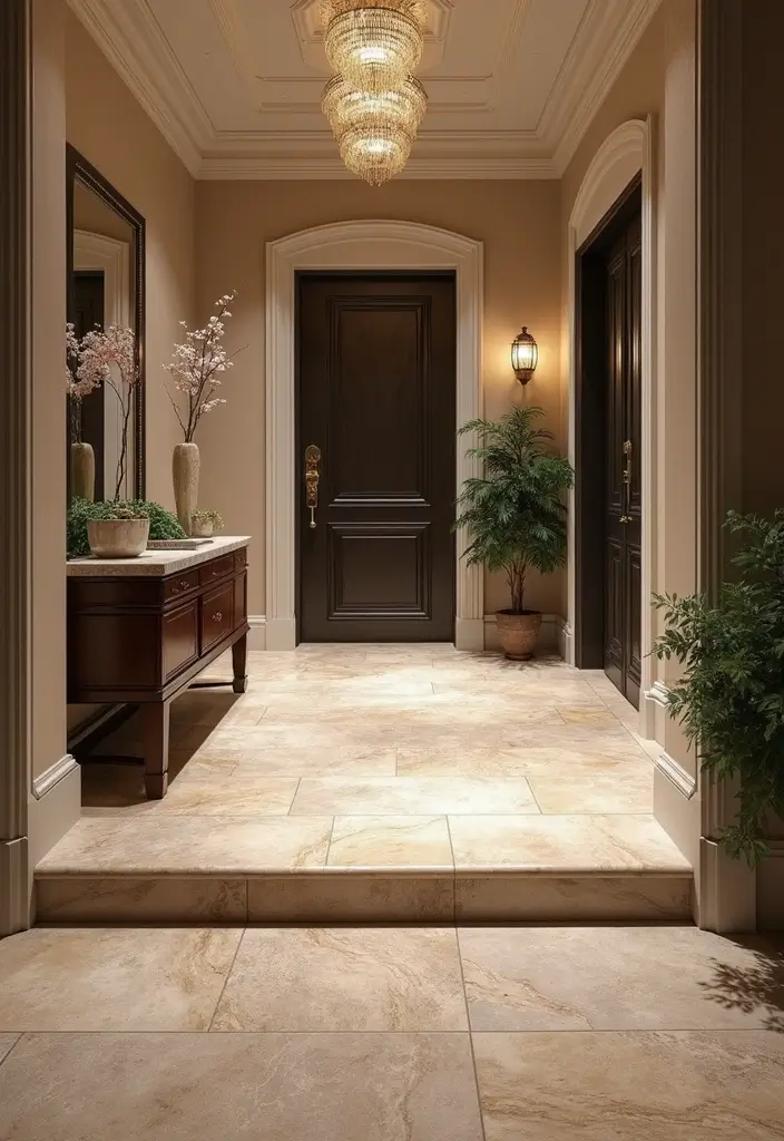 25 Tile Floor Ideas That Work in Any Room 9 25 Tile Floor Ideas That Work in Any Room - 9. Natural Stone Tiles for Luxurious Appeal