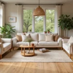 25 Wooden Floor Living Room Inspirations That Feel Inviting