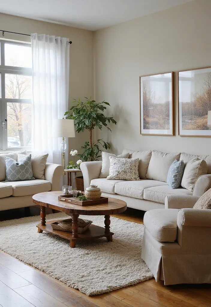 25 Wooden Floor Living Room Inspirations That Feel Inviting 25 25 Wooden Floor Living Room Inspirations That Feel Inviting - 25. Seasonal Decor Changes