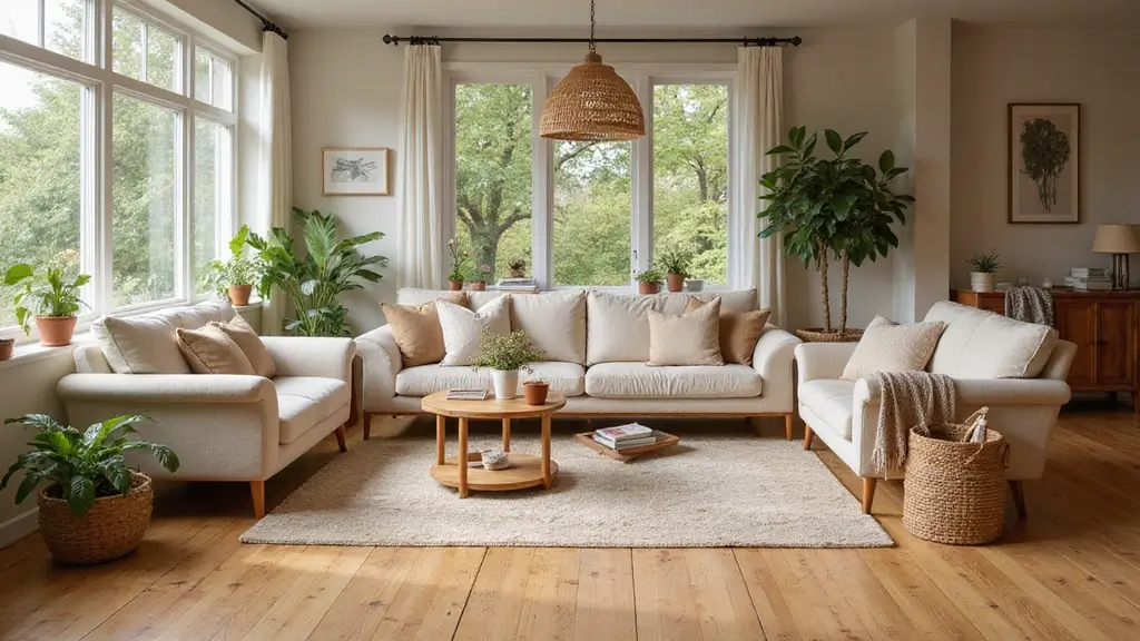 25 Wooden Floor Living Room Inspirations That Feel Inviting