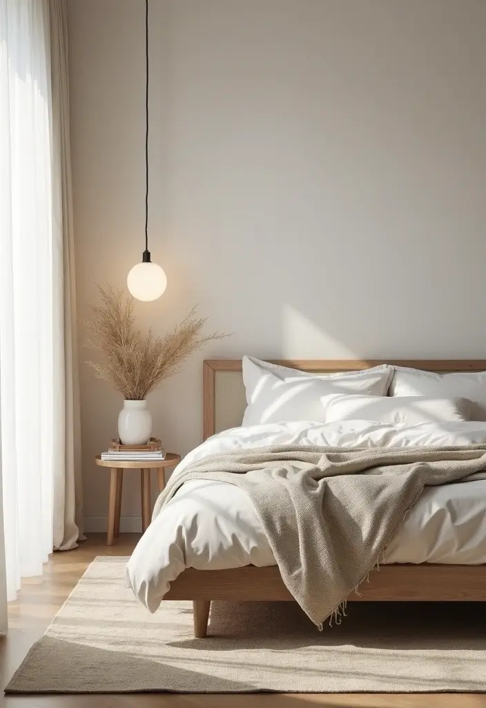 27 Bloxburg House Ideas One Floor That Players Are Copying 3 27 Bloxburg House Ideas One Floor That Players Are Copying - 3. Minimalist Bedroom Retreat