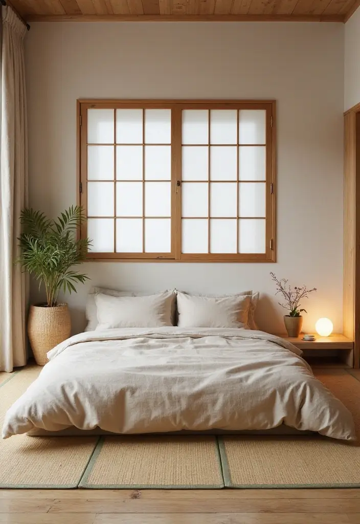 27 Floor Bed Ideas That Feel Cozy & Minimalist 18 27 Floor Bed Ideas That Feel Cozy & Minimalist - 18. Japanese-inspired Shiki Futon