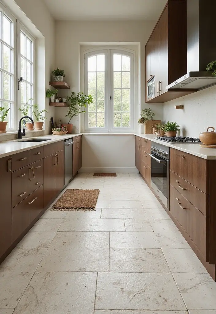 27 Kitchen Floor Tile Designs That Make Cooking Spaces Shine 27 27 Kitchen Floor Tile Designs That Make Cooking Spaces Shine - 27. Biodegradable Rubber Tiles: Modern and Responsible