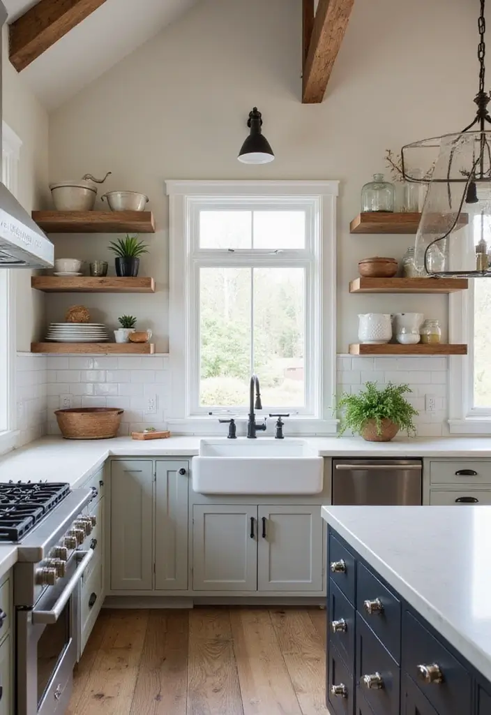 27 One Story Barndominium Floor Plans That Maximize Space 10 27 One Story Barndominium Floor Plans That Maximize Space - 10. Farmhouse Kitchen Goals