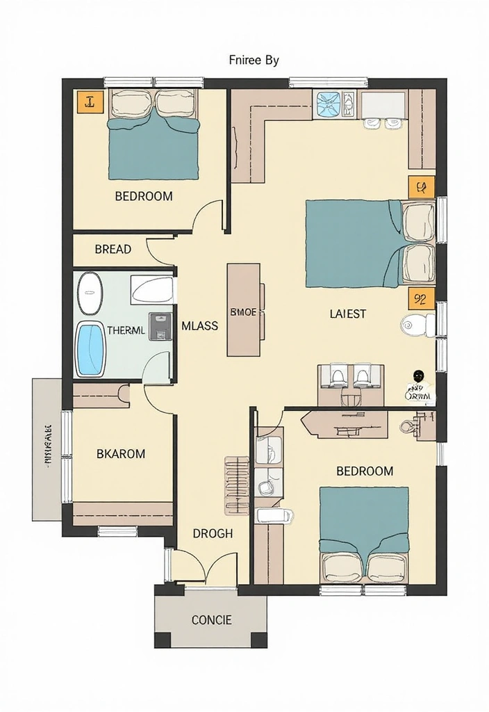 27 One Story Barndominium Floor Plans That Maximize Space 12 27 One Story Barndominium Floor Plans That Maximize Space - 12. The Split-Plan Layout