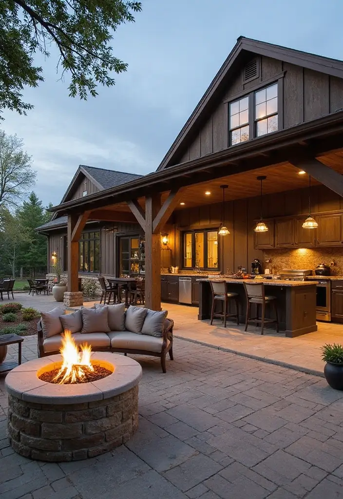 27 One Story Barndominium Floor Plans That Maximize Space 15 27 One Story Barndominium Floor Plans That Maximize Space - 15. Outdoor Living Spaces