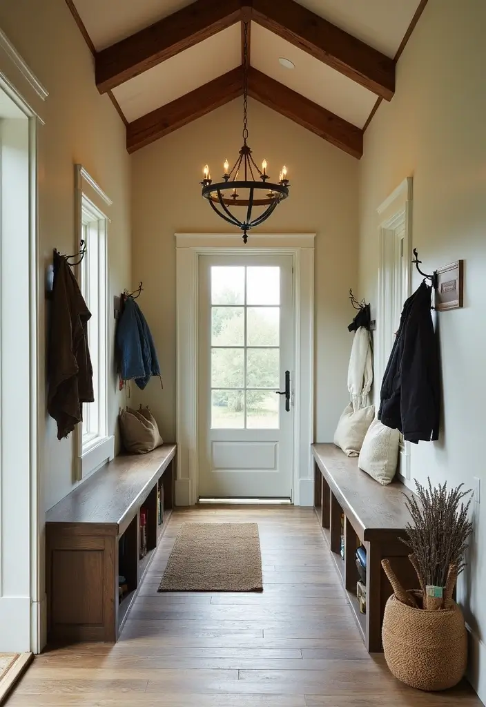 27 One Story Barndominium Floor Plans That Maximize Space 21 27 One Story Barndominium Floor Plans That Maximize Space - 21. The Entryway Essentials