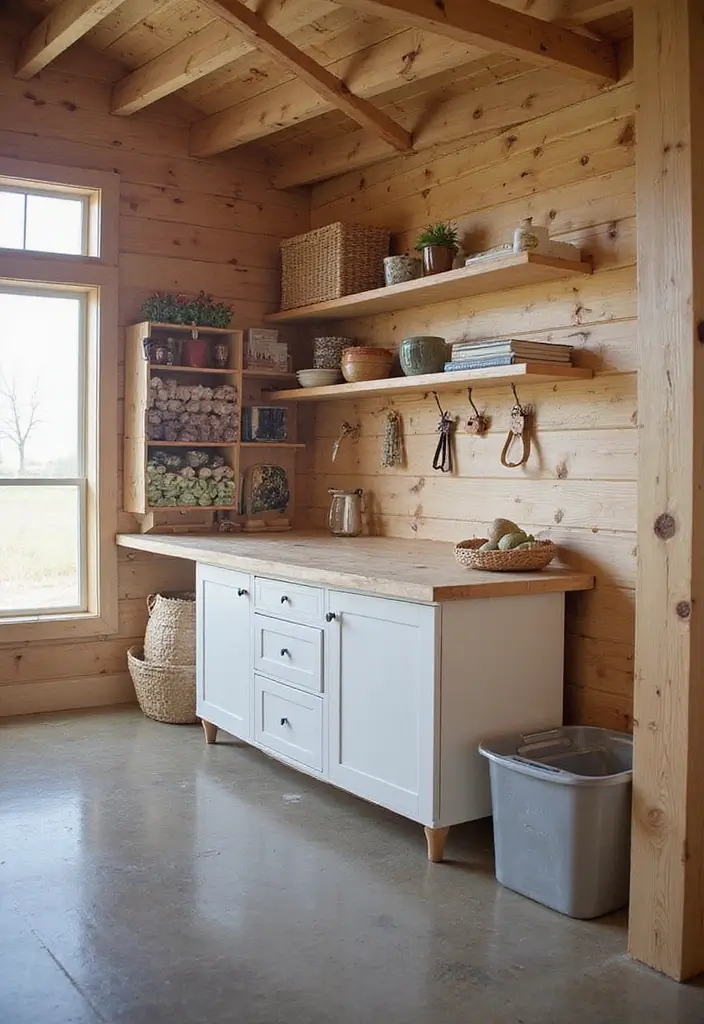 27 One Story Barndominium Floor Plans That Maximize Space 4 27 One Story Barndominium Floor Plans That Maximize Space - 4. Smart Storage Solutions