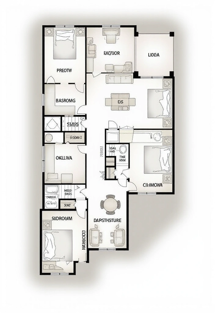 27 One Story Barndominium Floor Plans That Maximize Space 9 27 One Story Barndominium Floor Plans That Maximize Space - 9. The L-Shaped Floor Plan