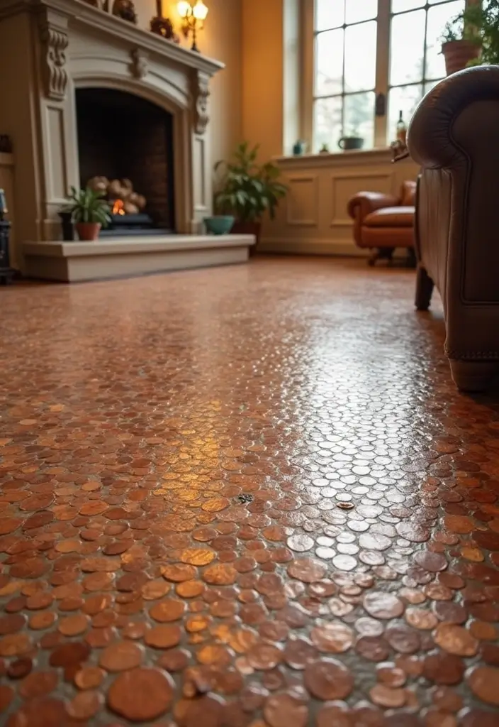 27 Penny Floor Inspirations That Look Unique & Creative 27 27 Penny Floor Inspirations That Look Unique & Creative - 27. Maintenance Tips for Penny Floors