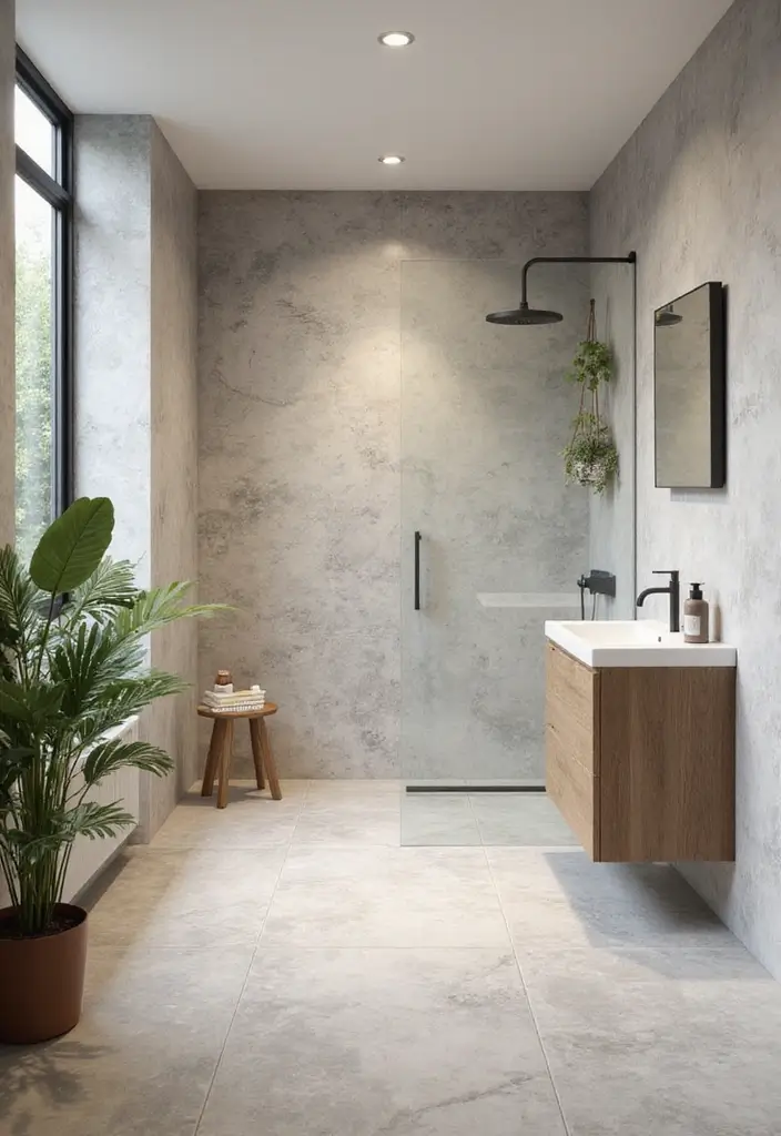 27 Shower Floor Tile Ideas That Add Spa-Like Luxury 12 27 Shower Floor Tile Ideas That Add Spa-Like Luxury - 12. Eco-Friendly Vinyl Tiles