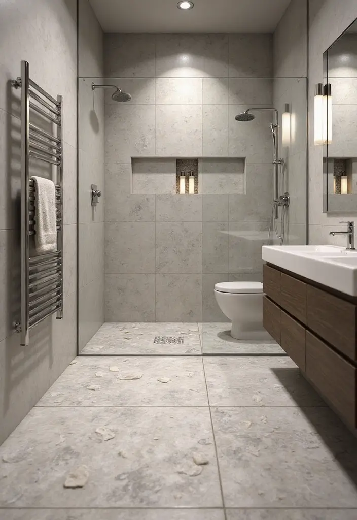 27 Shower Floor Tile Ideas That Add Spa-Like Luxury 21 27 Shower Floor Tile Ideas That Add Spa-Like Luxury - 21. 3D Tiles