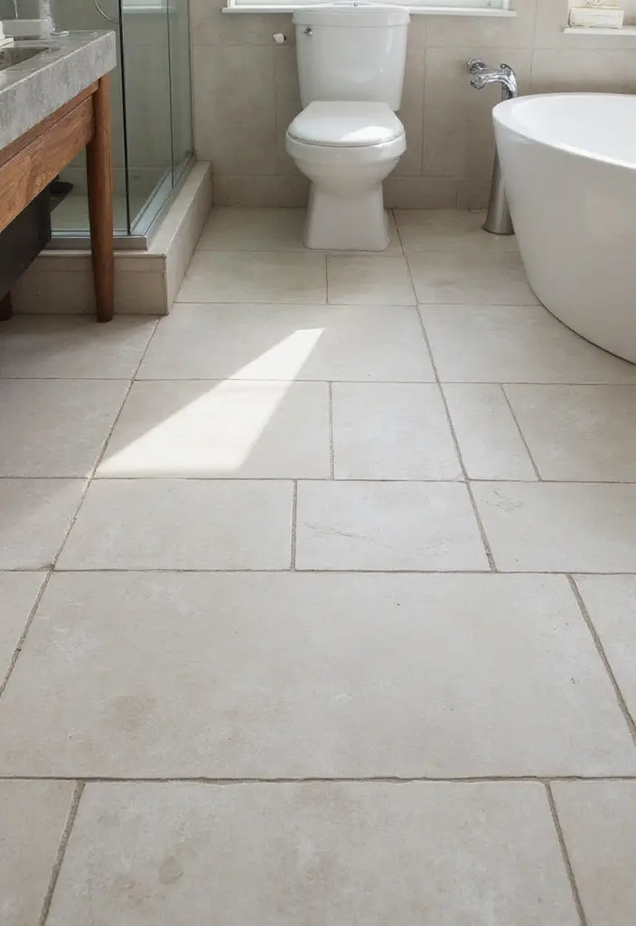 27 Shower Floor Tile Ideas That Add Spa-Like Luxury 7 27 Shower Floor Tile Ideas That Add Spa-Like Luxury - 7. Large Format Tiles