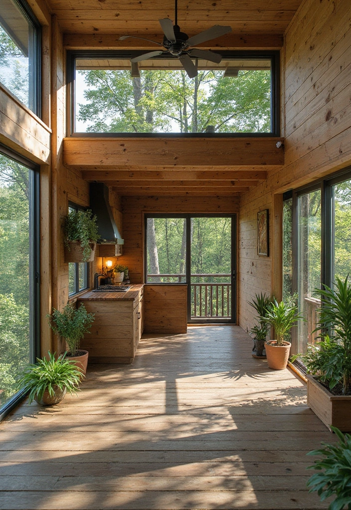 27 Tiny House Floor Plans That Make Every Inch Count 10 27 Tiny House Floor Plans That Make Every Inch Count - 10. The Nature-Inspired Tiny Home