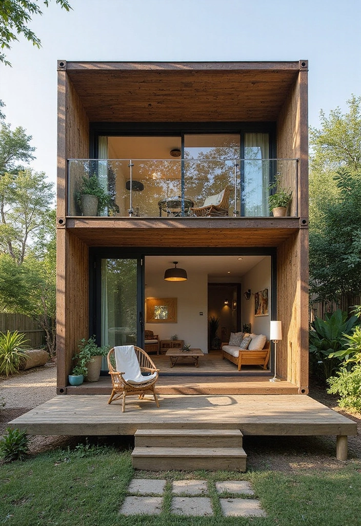 27 Tiny House Floor Plans That Make Every Inch Count 12 27 Tiny House Floor Plans That Make Every Inch Count - 12. The Sustainable Container Home
