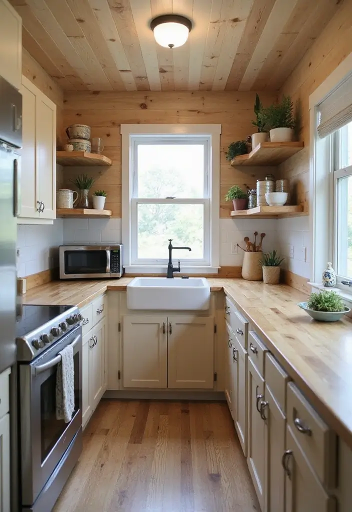 27 Tiny House Floor Plans That Make Every Inch Count 19 27 Tiny House Floor Plans That Make Every Inch Count - 19. The Efficient Kitchen Layout