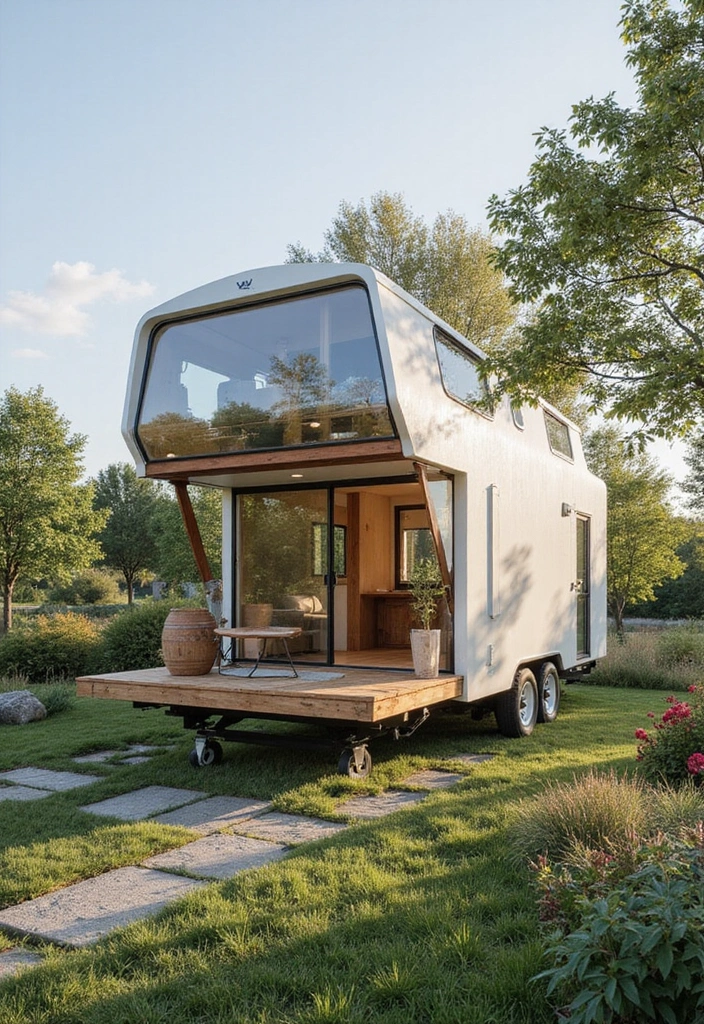 27 Tiny House Floor Plans That Make Every Inch Count 27 27 Tiny House Floor Plans That Make Every Inch Count - 27. The Future-Forward Tiny Home