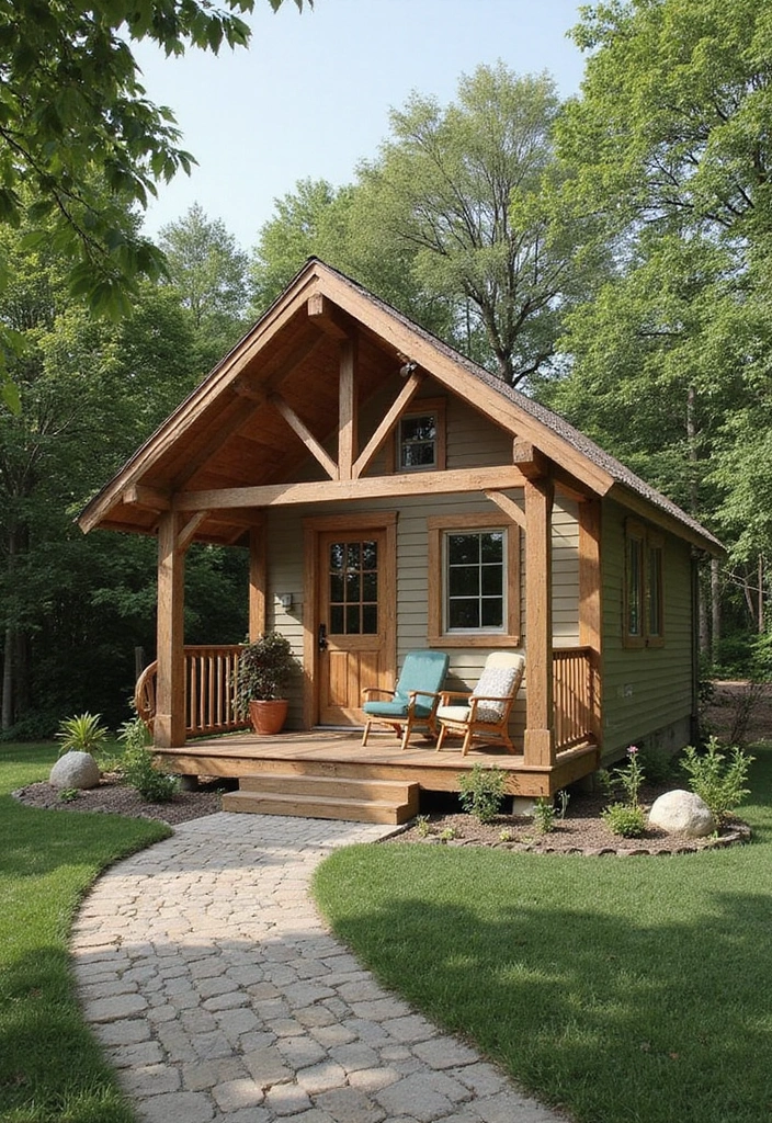 27 Tiny House Floor Plans That Make Every Inch Count 3 27 Tiny House Floor Plans That Make Every Inch Count - 3. The Compact Cottage