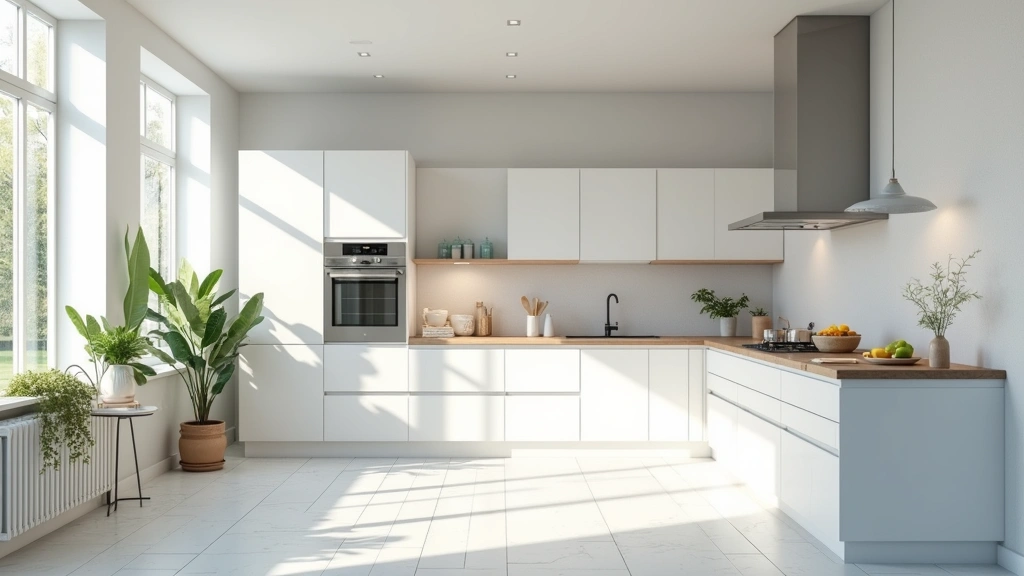 27 White Floor Kitchen Ideas That Look Bright & Clean