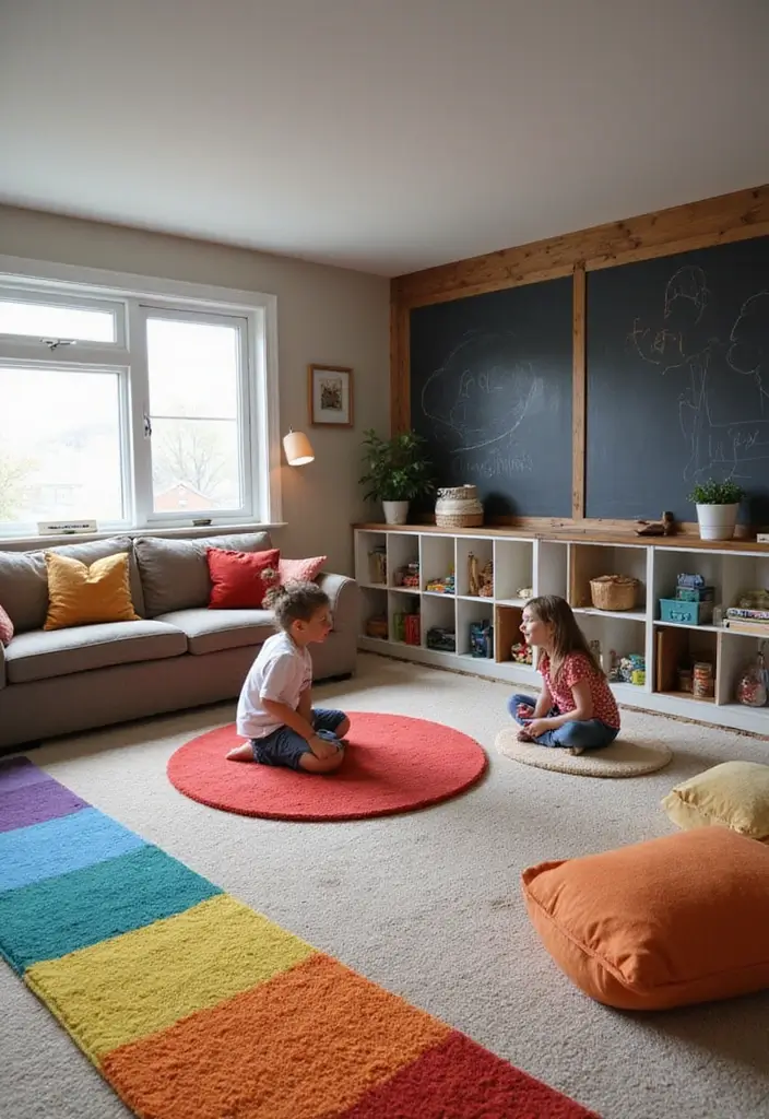 28 Finished Basement Floor Plans That Families Adore 1 28 Finished Basement Floor Plans That Families Adore - 1. Open-Concept Playroom