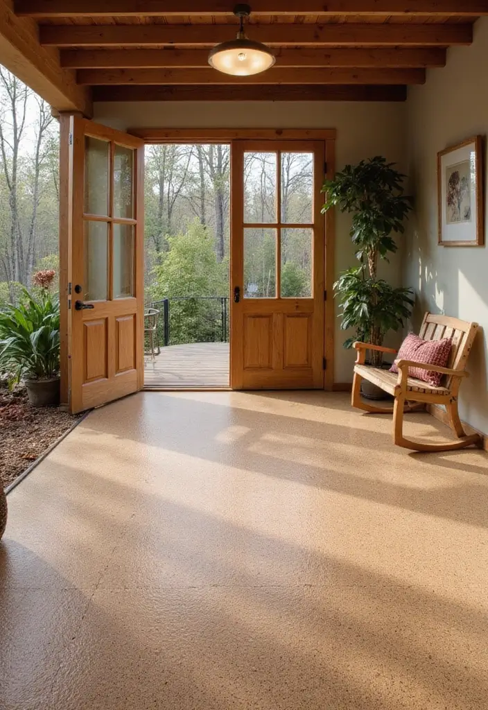 28 Garage Floor Ideas That Balance Durability & Style 23 28 Garage Floor Ideas That Balance Durability & Style - 23. Eco-Friendly Cork Flooring