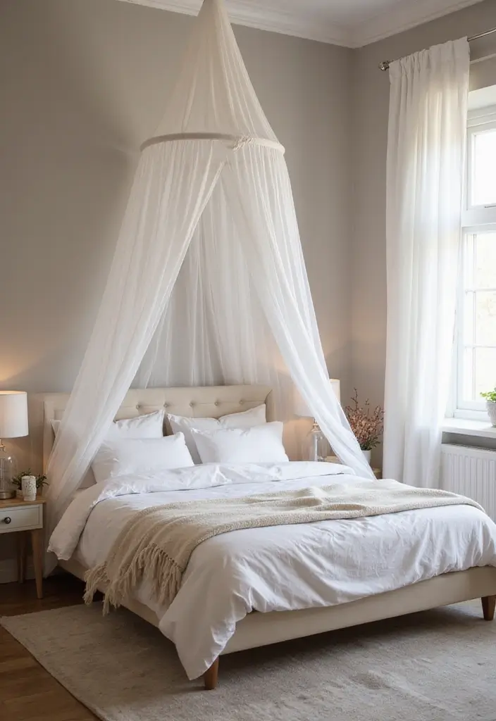 28 Mattress on the Floor Aesthetic Ideas That Feel Cozy 7 28 Mattress on the Floor Aesthetic Ideas That Feel Cozy 7. Incorporating a Canopy