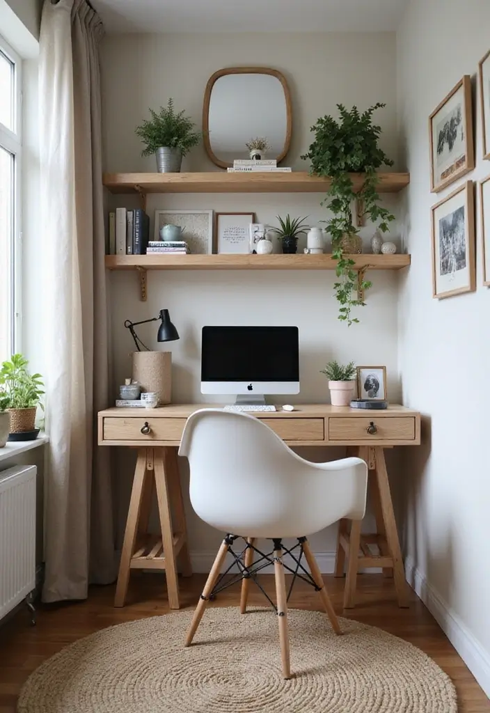 28 Small Apartment Floor Plans That Save Space Beautifully 14 28 Small Apartment Floor Plans That Save Space Beautifully - 14. The Smart Home Office