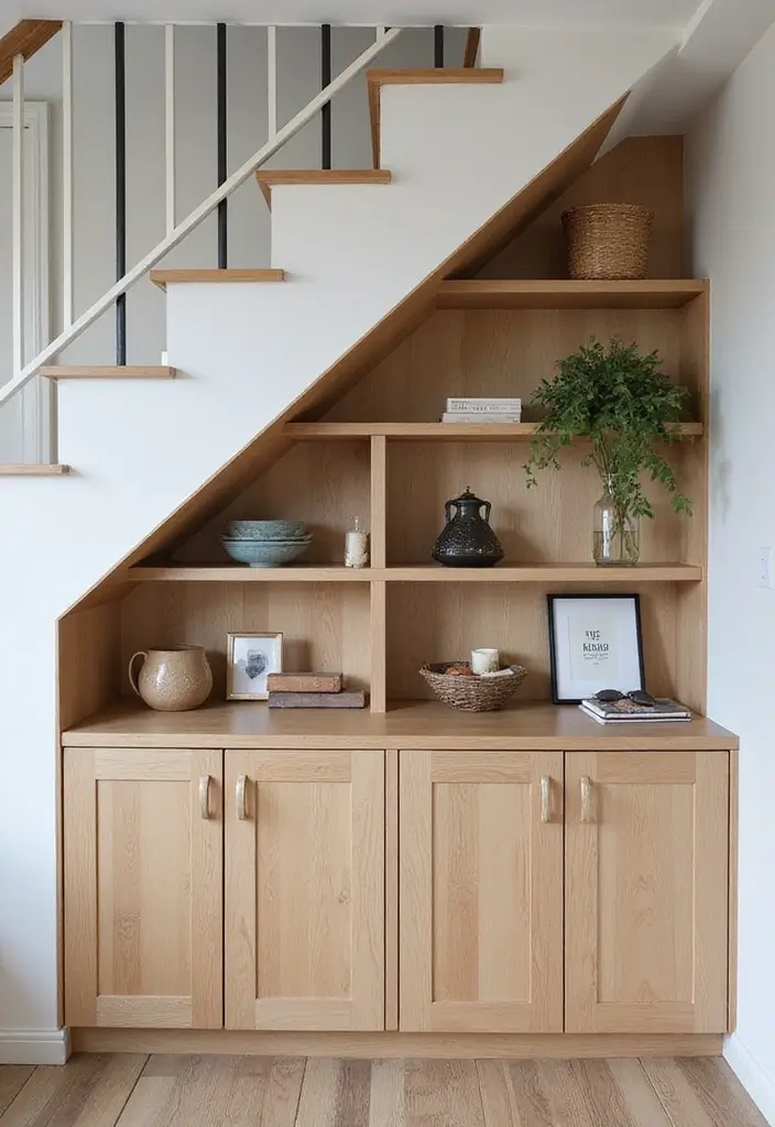 28 Small Apartment Floor Plans That Save Space Beautifully 17 28 Small Apartment Floor Plans That Save Space Beautifully - 17. The Under-Stair Storage