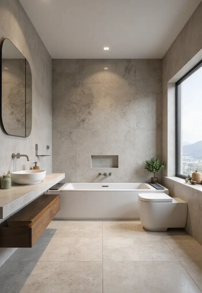 29 Bathroom Floor Ideas That Upgrade Style Instantly 7 29 Bathroom Floor Ideas That Upgrade Style Instantly - 7. Porcelain Tiles: Robust and Stylish