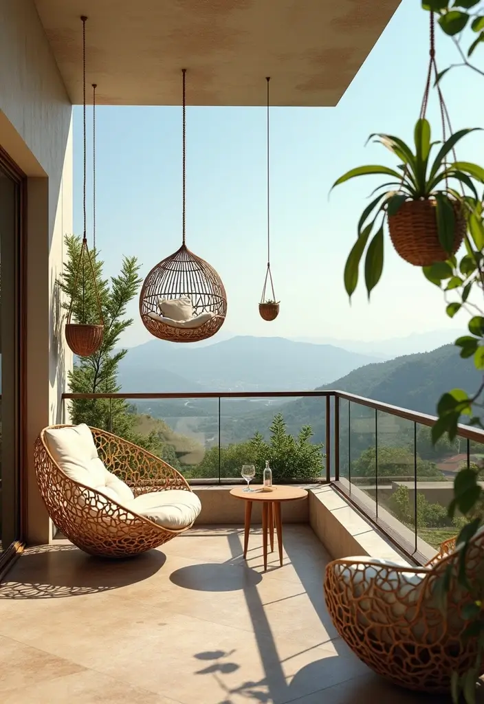 29 First Floor Balcony Ideas That Feel Elegant & Breezy 23 29 First Floor Balcony Ideas That Feel Elegant & Breezy - 23. Floating Furniture