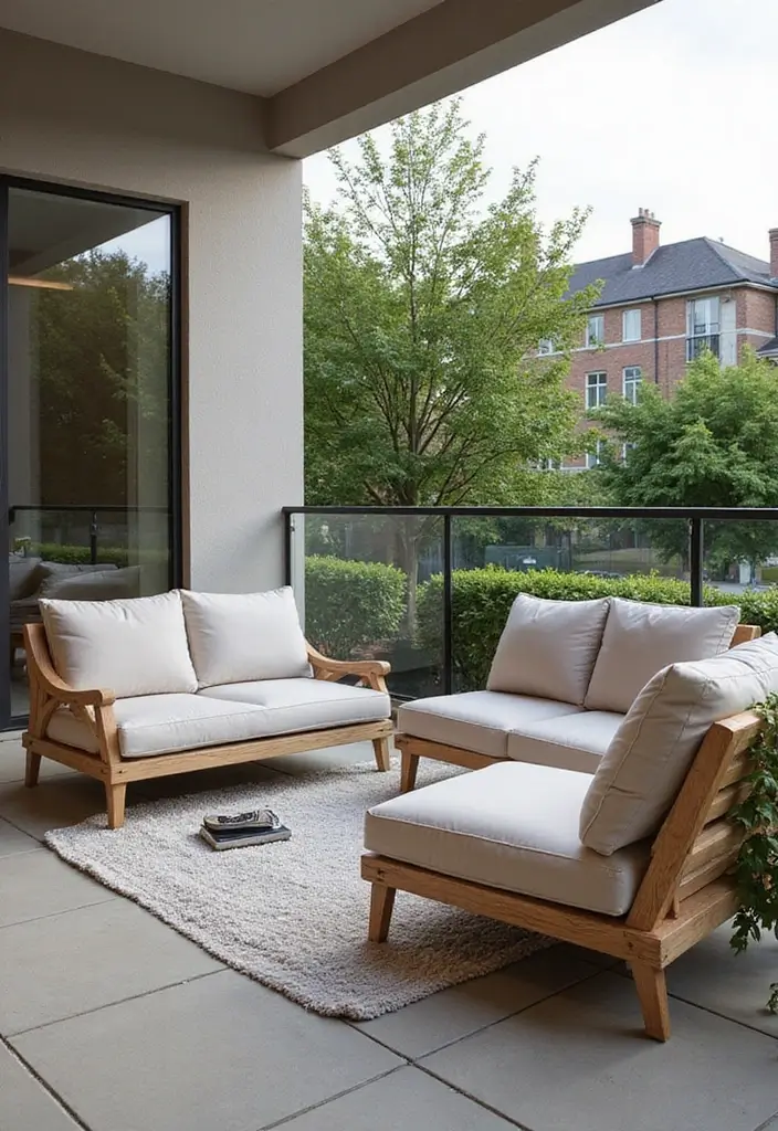 29 First Floor Balcony Ideas That Feel Elegant & Breezy 28 29 First Floor Balcony Ideas That Feel Elegant & Breezy - 28. Customizable Modular Furniture